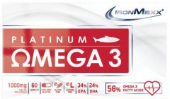 купить Жирные кислоты IronMaxx Platinum Omega 3 60 капсул (4260196295727)