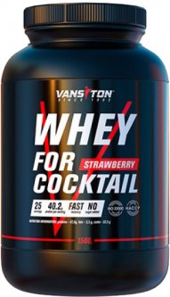 купить Протеин Vansiton FOR COCKTAILS 1.5 кг Strawberry (4820106591471)