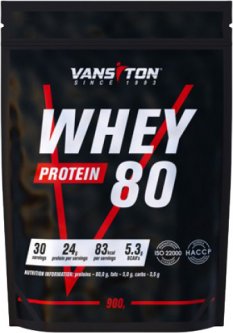 купить Протеин Vansiton WHEY-80 900 г (4820106591181)