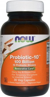 купить Биологически активная добавка Now Foods Probiotic 100 Billion 30 капсул (733739029317)