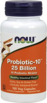купить Биологически активная добавка Now Foods Probiotic 25 Billion 100 капсул (733739029331)