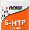 купить Аминокислота Now Foods 5-HTP (Гидрокситриптофан) 100 мг 60 гелевых капсул (733739001054)