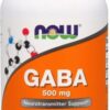 купить Аминокислота Now Foods GABA (Гамма-Аминомасляная Кислота) 500 мг 100 гелевых капсул (733739000873)