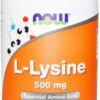 купить Аминокислота Now Foods Лизин 500 мг 250 капсул (733739001122)
