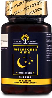 купить Аминокислота Apnas Natural Мелатонин 6 мг 60 таблеток (603051082201)