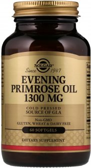 купить Жирные кислоты Solgar Evening Primrose Oil Масло примулы вечерней 1300 м 60 капсул (033984010574)