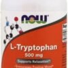 купить Аминокислота Now Foods L-триптофан 500 мг 120 растительных капсул (733739001672)