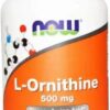 купить Аминокислота Now Foods L-Ornithine 500 мг 120 капсул (733739001221)