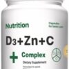 купить Витаминно-минеральный комплекс EntherMeal D3 + Zinc + С Complex+ 60 капсул (AD3ZNC60EM089)