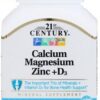 купить Витамины 21st Century Кальций магний цинк + D3 90 таблеток (740985222638)