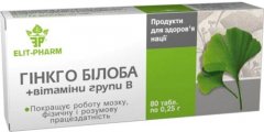купить Гинкго билоба + витамины группы В таблетки №80 натуральная добавка (4820060421920)