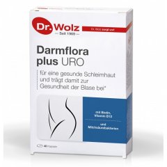 купить Пробиотик Dr. Wolz Darmflora plus URO здоровье урогенитального тракта 40 капсул