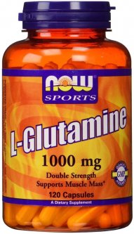 купить Аминокислота Now Foods Глютамин 1000 мг 120 капсул (733739000941)