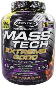 купить Гейнер MuscleTech Mass-Tech Extreme 2000 3180 г Ваниль (4384302060)