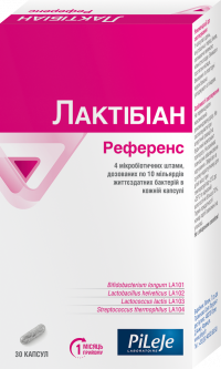 купить Диетическая добавка PiLeJe Лактибиан Референс пробиотик 30 капсул (3401560504828)