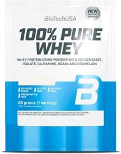купить Протеин Biotech 100% Pure Whey 28 г Малиновый чизкейк (5999076238606)