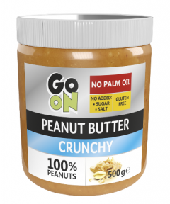 купить Арахисовая паста Go On Peanut butter crunchy 500гр (стекло)