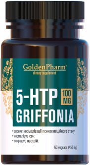 купить Аминокислоты Голден-фарм 5-HTP 100 мг Грифония 60 капсул (4820183471345)