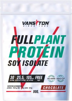купить Соевый изолят Vansiton Plant Protein 900 г Chocolate (4820106592096)