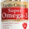 купить Жирные кислоты Earths Creation Super Omega-3 1000 мг 90 капсул (608786002166)