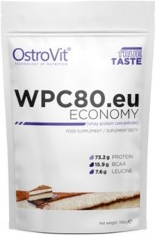купить Протеин OstroVit WPC80.eu Economy 700 г Тирамису (5902232612141)