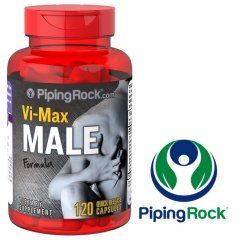 купить Бустер тестостерона Piping Rock Vi-Max "MEN ONLY" Male Formula 120 капсул 1173