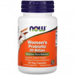 купить Пробиотики для женщин NOW Foods "Woman-s Probiotic" 20 млрд КОЕ (50 капсул)