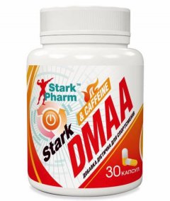 купить Предтренировочный комплекс Stark Pharm DMAA 100 мг + Caffeine 200 мг 30 капсул