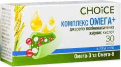 купить Жирные кислоты Choice Омега+ 300 мг 30 капсул (99100012101)
