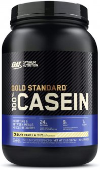 купить Протеин Optimum Nutrition 100% Casein Protein 909 г Vanilla (748927024197)
