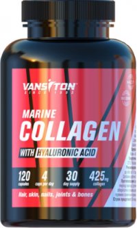 купить Коллаген Vansiton Морской коллаген с гиалуроновой кислотой 120 капсул (4820106592102)