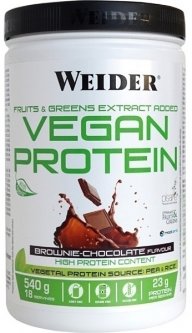 купить Протеин Weider Vegan Protein 540 г Brownie-Chocolate (8414192309315)