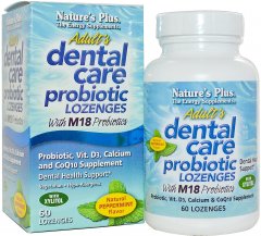 купить Пробиотик Natures Plus Adult`s Dental Care Мята 60 таблеток (97467043831)