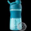 купить Спортивная бутылка-шейкер BlenderBottle SportMixer с шариком Twist 590 мл Бирюзовая (Twist 20oz Teal)