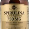 купить Натуральная добавка Solgar Спирулина 750 мг 250 таблеток (033984026612)